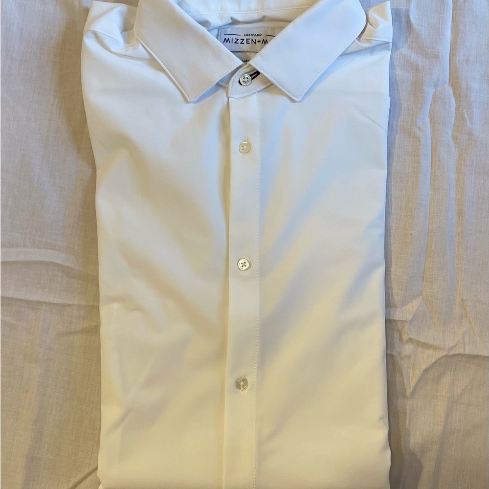 Mizzen+Main Classic White Dress Shirt